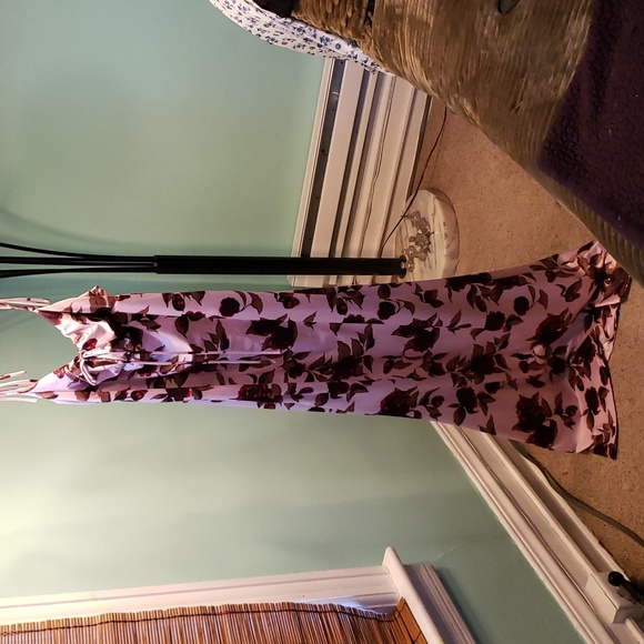 2 for $20/ Long Pink Empire Summer Maxi Dress - Picture 2 of 5